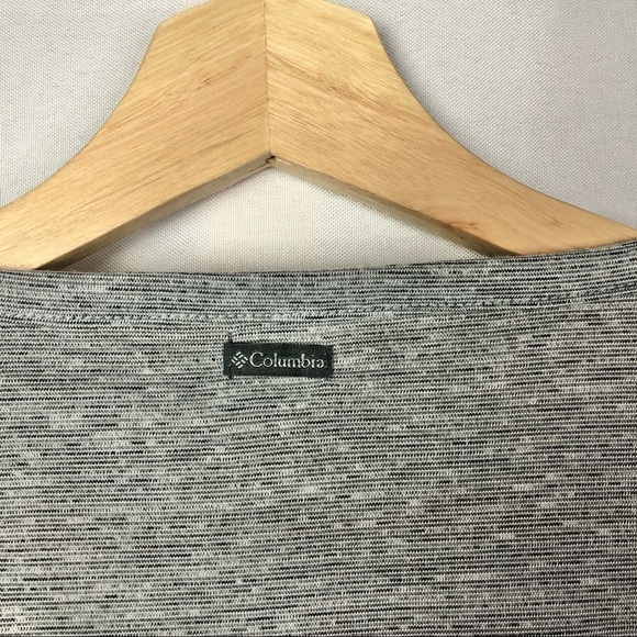 Columbia Light Gray Mount Carmel Lightweight Athletic Tee M - Picture 5 of 6